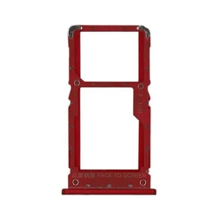 Bandeja Dual SIM/SD Roja Para Xiaomi Redmi Note 6 Pro
