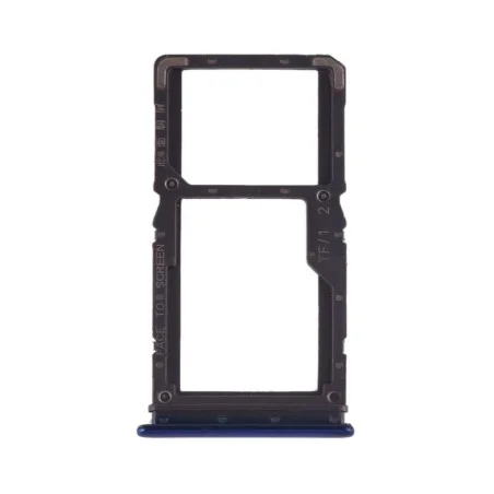 Bandeja Dual SIM+Micro SD Azul Para Xiaomi Redmi Note 7