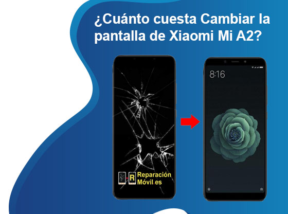 Cuánto cuesta Cambiar la pantalla de Xiaomi Mi A2