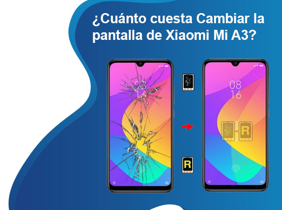 Cuánto cuesta Cambiar la pantalla de Xiaomi Mi A3