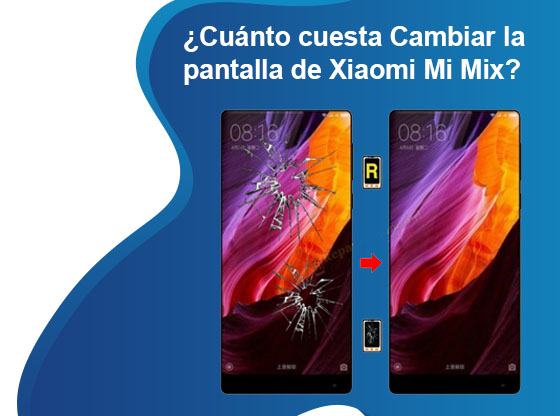 Cuánto cuesta Cambiar la pantalla de Xiaomi Mi Mix