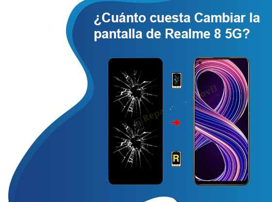 Cuánto cuesta Cambiar la pantalla de Realme 8 5G