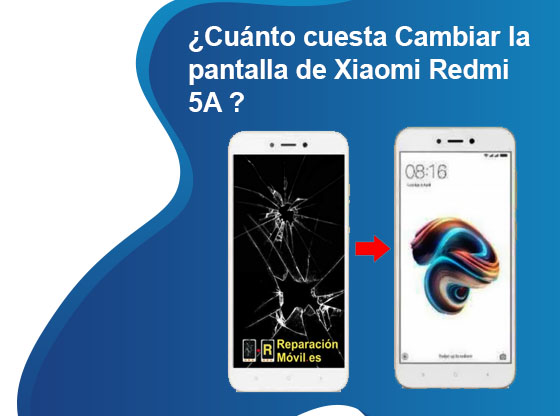 Cuánto cuesta Cambiar la pantalla de Xiaomi Redmi 5A