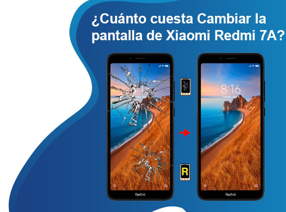 Cuánto cuesta Cambiar la pantalla de Xiaomi Redmi 7A