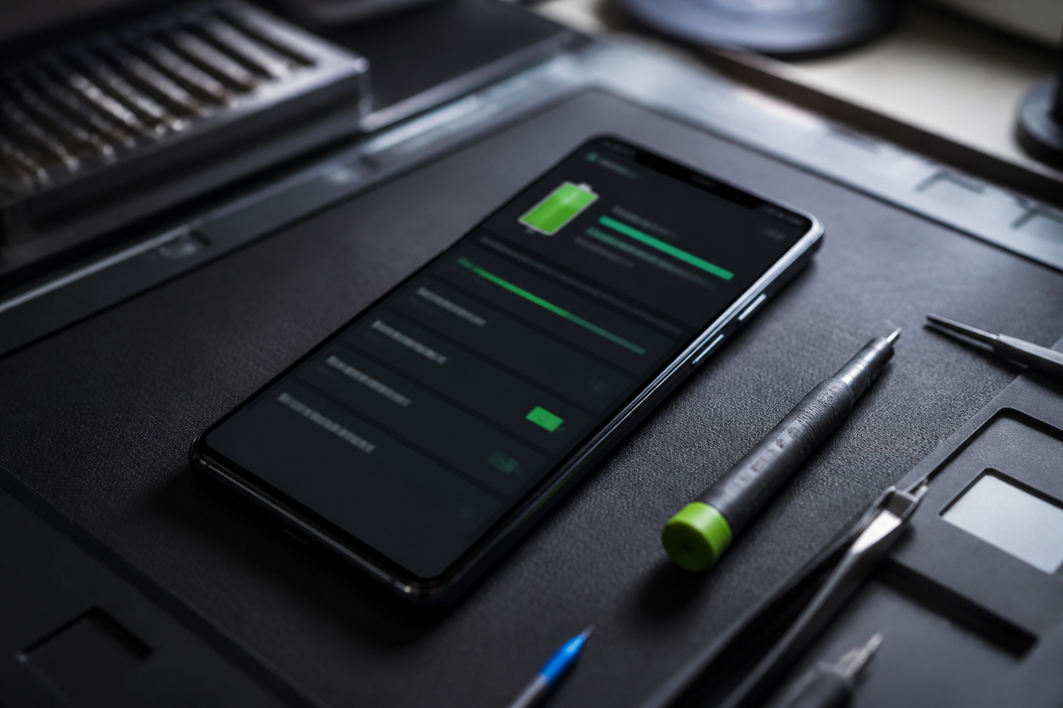 Pantalla de OPPO Reno 13 5G mostrando el uso de la batería en ColorOS