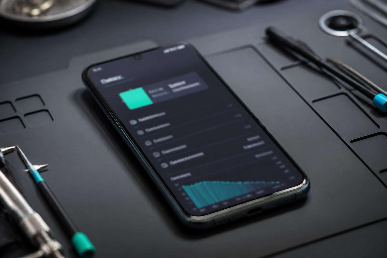 Pantalla de OPPO Reno 13 F 5G mostrando el uso de la batería en ColorOS