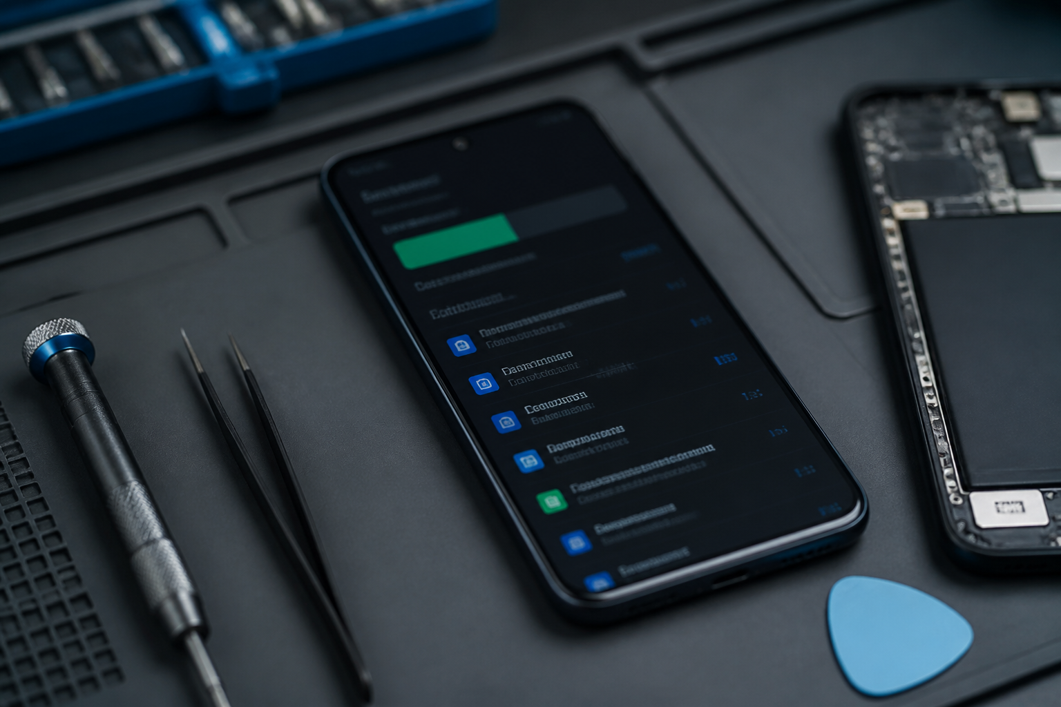 Pantalla de Redmi Note 14 Pro Plus mostrando el uso de la batería en HyperOS