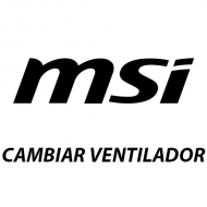 Cambiar Ventiladores Portátiles MSI | Servicio técnico Portátiles MSI